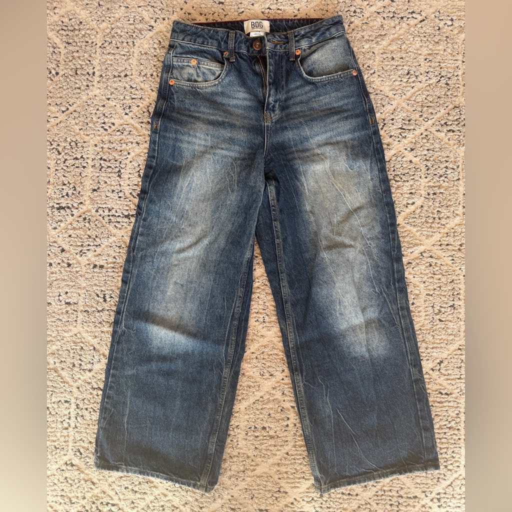 Bdg Urban Outfitters Sustain Jeans Baggy Straight Leg Size 25 Women’s